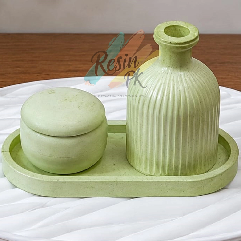 Pop decorative mini vase set Mint green
