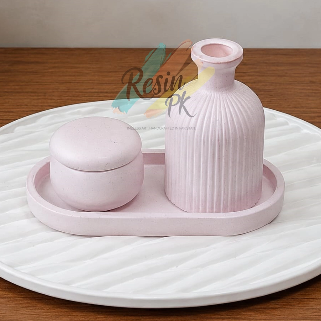 Pop decorative mini vase set Pink